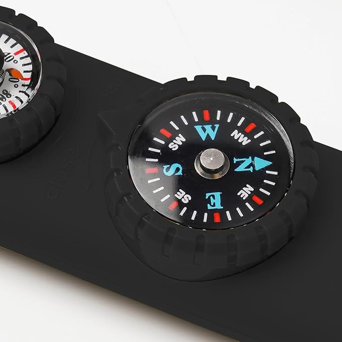 Multifunctional Survival Emergency Whistle for Kids with Compass Hiking Survival, Thermometer &