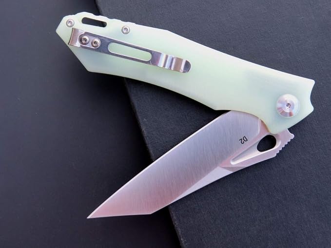 Eafengrow EF934 Pocket Knife D2 Steel Blade Folding Knife G10 Handle Liner Lock Camping Survival