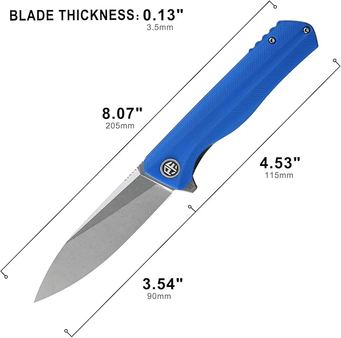 Petrified fish G10 handle D2 steel blade 2CR13 liner ball bearing flipper folding knife camping