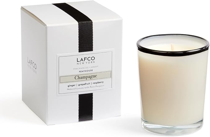 LAFCO New York Votive Candle, Champagne - 1.9 oz - 20-Hour Burn Time - Reusable Glass Vessel - Made