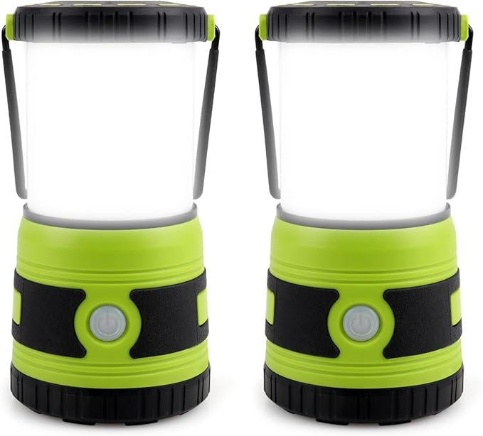 LED Camping lamp Super Bright 1500 lumens 4 Light Modes Dimmable searchlight Battery-Powered