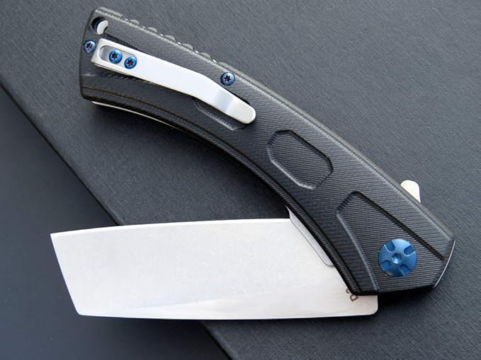 Eafengrow EF931 Pocket Knife D2 Steel Blade Outdoor Tool Knives G10 Handle Pocket Clip EDC Knife