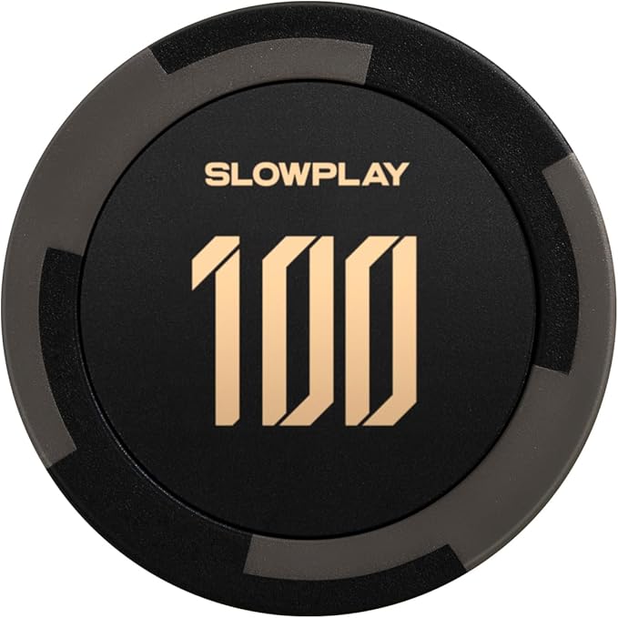 SLOWPLAY Godel Clay Poker Chips, 14 Grams Heavyweight Clay Composite, 40mm Large Chips in Bulk
