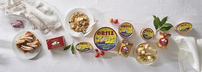 Ortiz Ventresca White Tuna Belly in Olive Oil, Tender Buttery Fillets with Exquisite Flavor