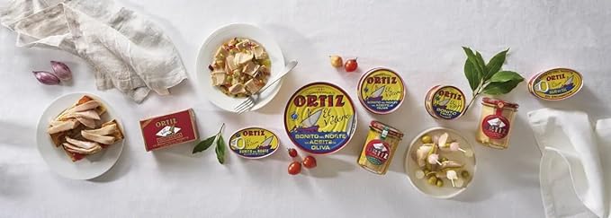 Ortiz Ventresca White Tuna Belly in Olive Oil, Tender Buttery Fillets with Exquisite Flavor