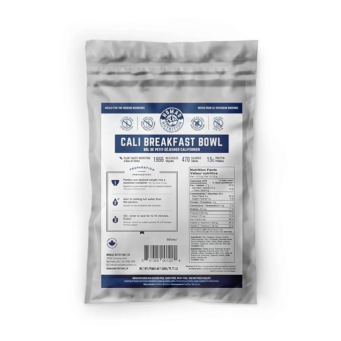 Nomad Nutrition ??Cali Breakfast Bowl | High Energy, All Natural Ingredients | Plant-Based &