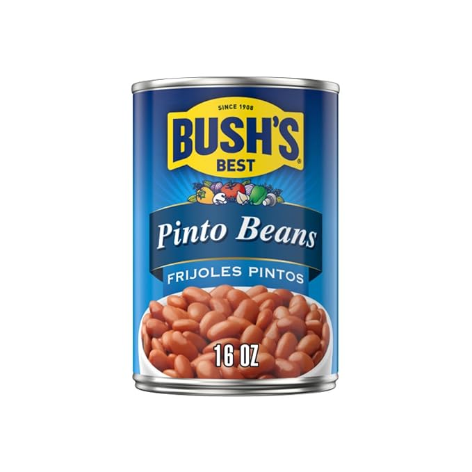 Bush's Best Baked Beans, Pinto Perfect Pair, 3 Pinto (16 Oz), 3 Cannellini (15.5 Oz), (Variety Pack)