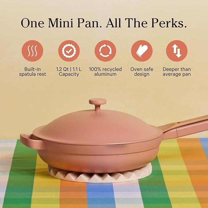 Our Place Mini Home Cook Duo - 8.5" Always Pan & Small Perfect Pot Bundle | Multi-Functional