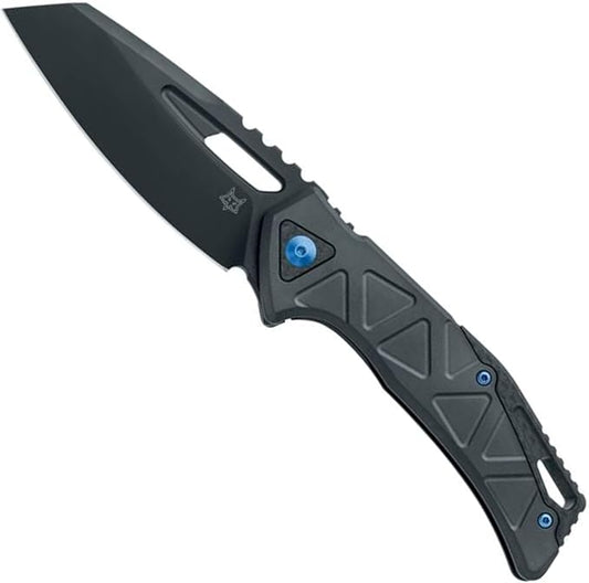 Fox Knives Chronos FX-552 AL Premium Folding Knife 3.54in CPM MagnaCut Steel Blade, Reverse Tanto