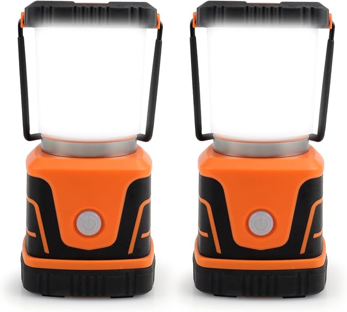 LED Camping lamp Super Bright 1500 lumens 4 Light Modes Dimmable searchlight Battery-Powered