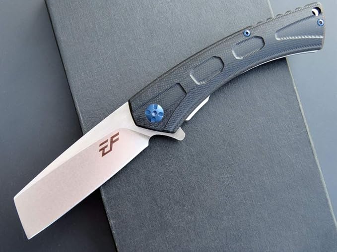 Eafengrow EF931 Pocket Knife D2 Steel Blade Outdoor Tool Knives G10 Handle Pocket Clip EDC Knife