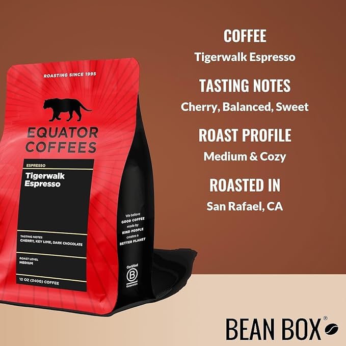 Bean Box Los Angeles Coffee Sampler, 2-Pack - Roasted by Equator Coffees, Gourmet Arabica Coffee