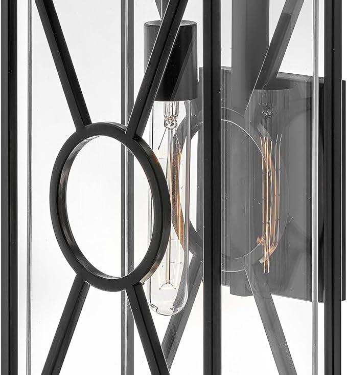 Hinkley Brixton Medium Wall Mount Outdoor Lantern - Composite, Anti-Fading, 1-Light, Transitional
