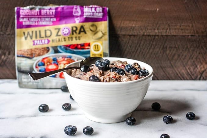 Wild Zora Paleo Freeze Dried Meals for Backpacking & Camping - Healthy Gluten Free & Grain Free