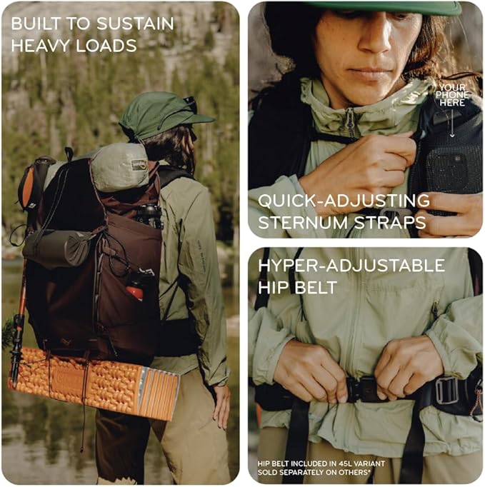 Peak Design Outdoor Backpack 25L, Cloud, Compact and Lightweight Frameless Daypack, Ultra Cinch