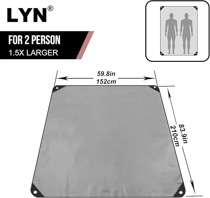 LYN Heavy Duty Emergency Blanket Survival Gear Waterproof Insulated Blanket Emergency Tarp for
