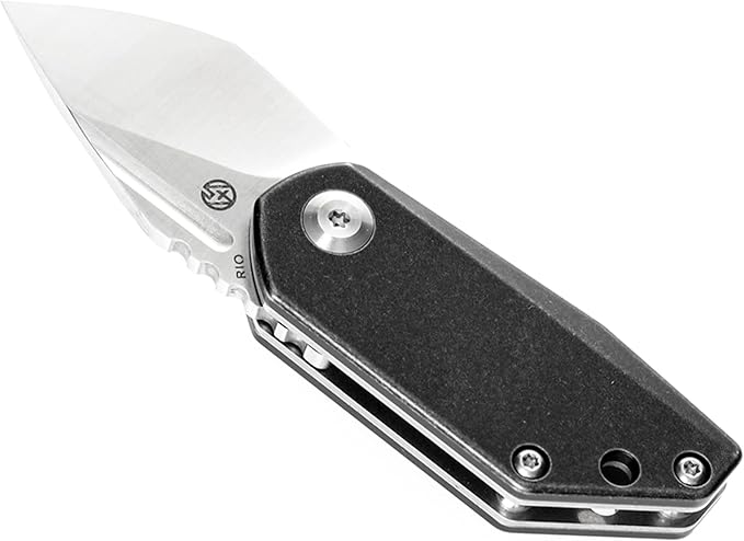 KANSEPT RIO Mini Pocket Folding Knives EDC Camping Folding Knife 1.56'' Satin M390 Blade Pocket EDC