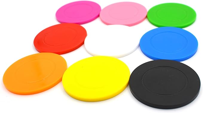 100 Custom Poker Chips, Personalized Full Color Logo Image Text on a Chip for Double Sided Print