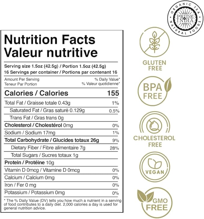 Pride Of India - Indian Split Black Gram Matpe Beans - Protein & Fiber Rich Urad Dal, 3 Pound Jar