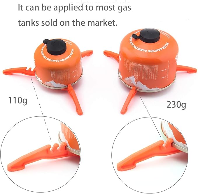 Fuel Can Stabilizer Canister Stand Gas Tank Bracket Stove Standard Bottle Shelf Tripod Folding