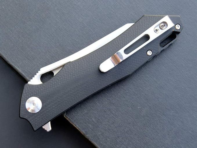 Eafengrow EF934 Pocket Knife D2 Steel Blade Folding Knife G10 Handle Liner Lock Camping Survival