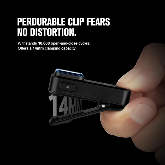 OLIGHT Oclip Rechargeable EDC Flashlight 300 Lumens Dual Sources Compact Pocket Clip Light