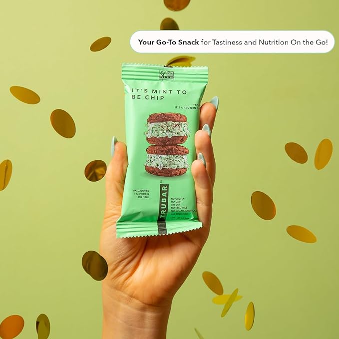 TRUBAR Vegan Protein Bars - Soy Free, Dairy Free, Gluten Free Protein Bars - No Sugar Alcohols