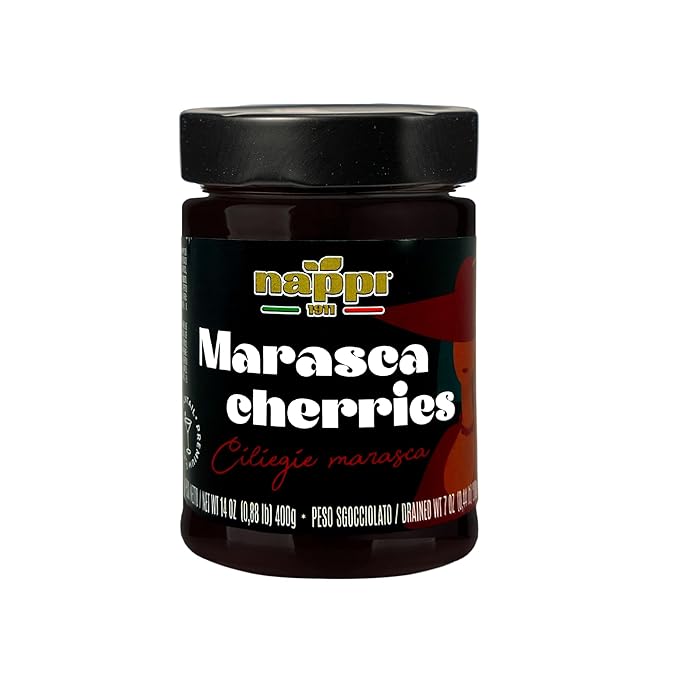 Marasca Cherries in Syrup, 14.10 oz (400 g), Sweet and Sour, Premium Quality, Award Winning