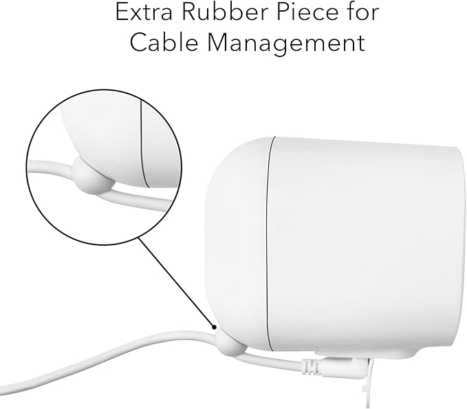 Wasserstein Solar Panel Compatible with Arlo Essential 2K Outdoor Security Camera (2nd Gen) / XL
