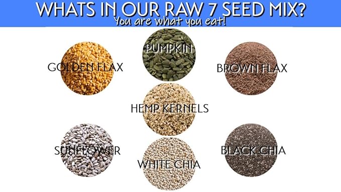 GERBS Raw Super 7 Seed Snack Trail Mix 1 LBS. | Top 14 Food Allergy Free | Resealable Bulk Bag |