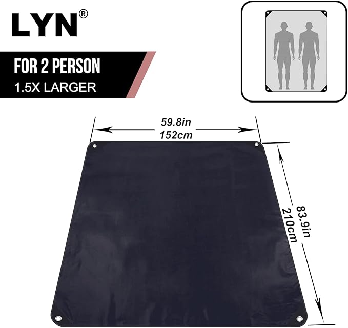 LYN Heavy Duty Emergency Blanket Survival Gear Waterproof Insulated Blanket Emergency Tarp for