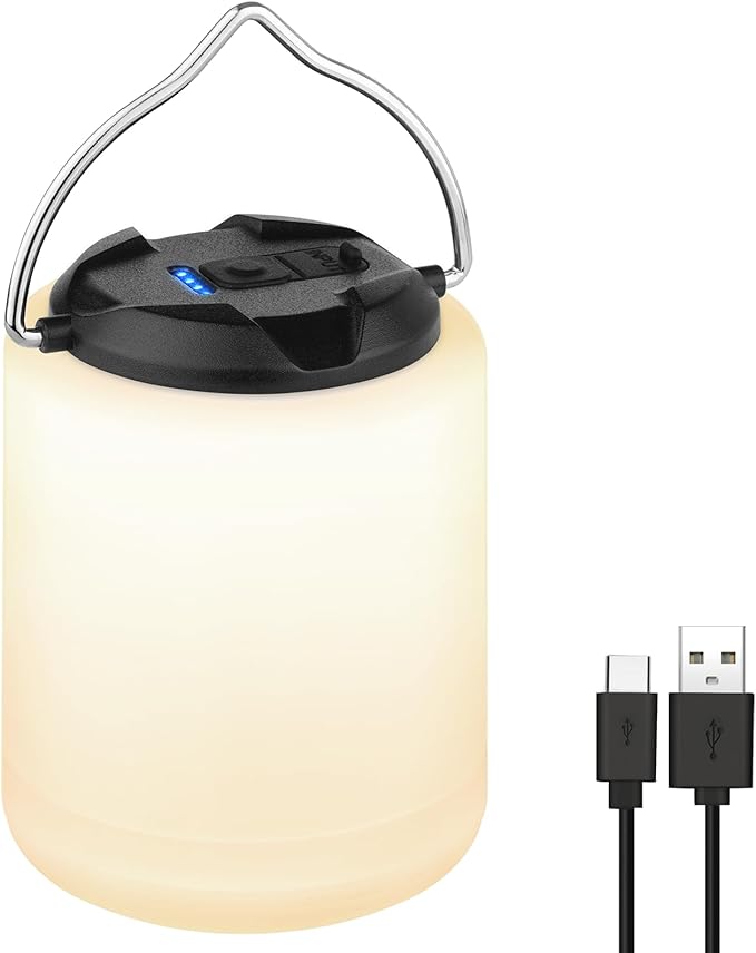 LED Camping Lantern, Rechargeable Camping Light, 4 Modes Outdoor Flashlights Lanterns with 1000LM