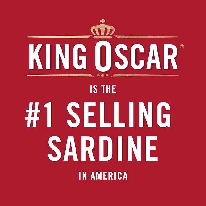 King Oscar Wild Caught Sardines in Extra Virgin Olive Oil, Hot Jalapeno Peppers, 3.75 Ounce (Pack