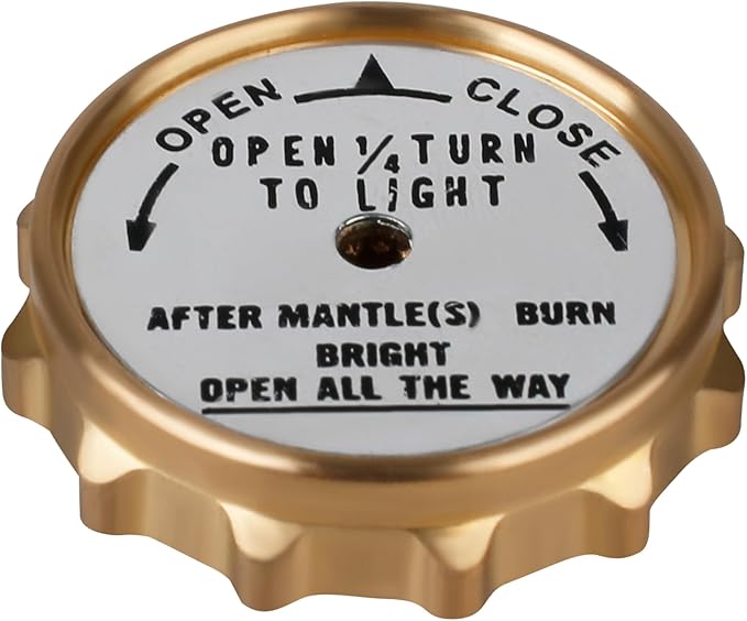 Brass Control Knob Replacement for Coleman Lantern Parts, Durable Handle Knob for Coleman Lantern