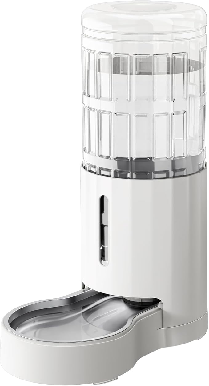 CZPET Automatic 9L Dog and Cat Water Dispenser with Stainless Steel Bowl Gravity Waterer,100%