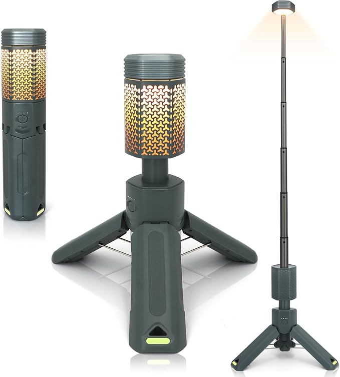 Telescopic Camping Lights,Portable Camping Lantern with Storage Bag,10500mAh Rechargeable Outdoor