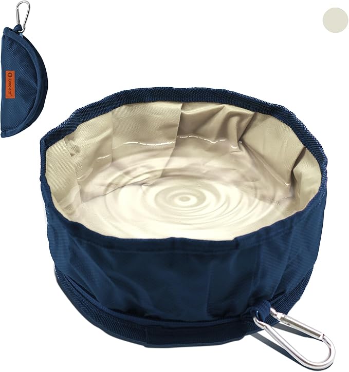 LumoLeaf Collapsible Dog Bowls, Large 68oz/80oz Lightweight Foldable Travel Bowl 10 Cups, Portable