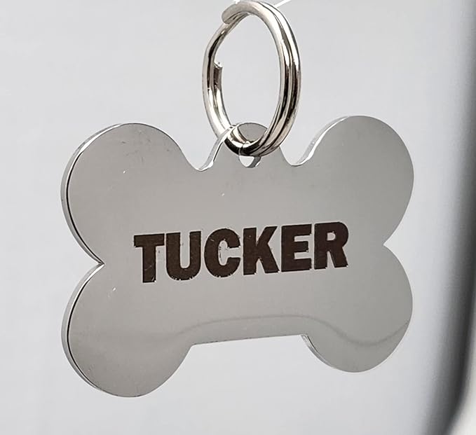 Dr. Fremont's Stainless Steel Pet ID Tags Engraved and Personalized for Dogs and Cats on Both Sides