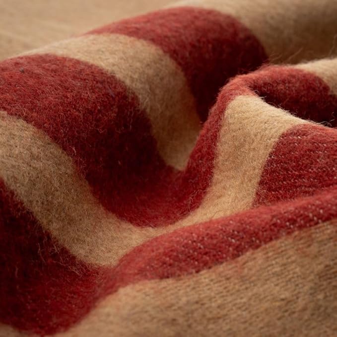 Arcturus Rainier Wool Blanket - 4.5lbs Warm, Heavy, Washable, Large | Great for Camping, Outdoors