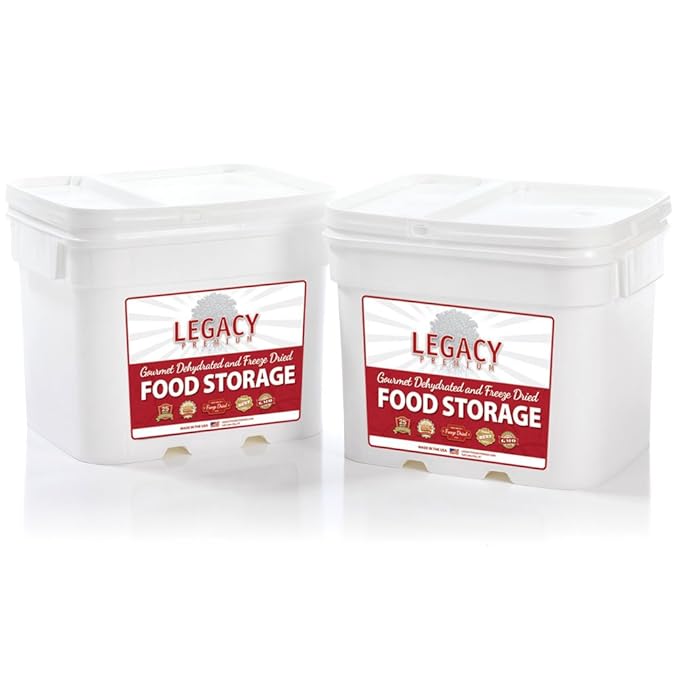 Legacy Food Storage 240 Serving Emergency Food Supply Package, 12 Entrees, 4 Breakfasts, 97,280