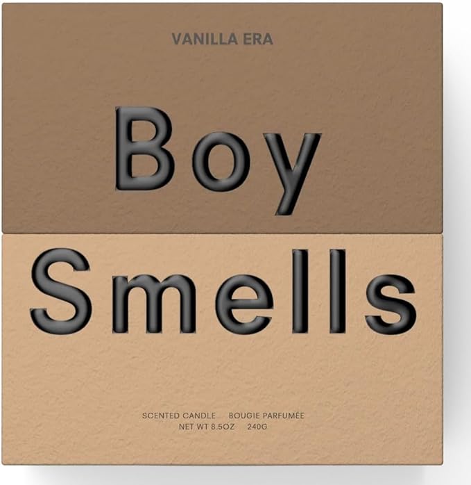 Boy Smells - Vanilla Era Scented Candles for Men and Women - 8.5 oz - Soy, Coconut Wax Candle Blend