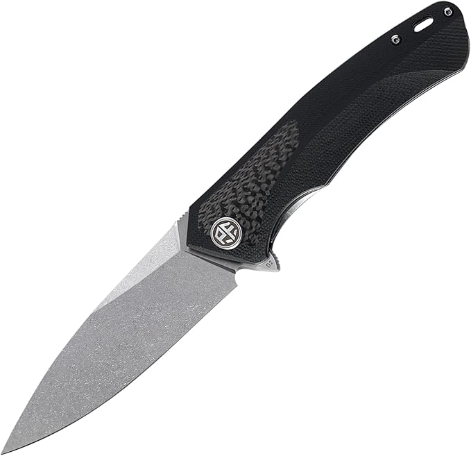 Petrified fish PF838 3.74" D2 steel folding knife outdoor tactical pocket knives G10 handle camping