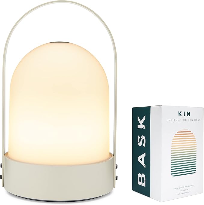 Bask KIN 3.0 Portable Cordless Rechargeable Lantern Table Lamp | Goes 5X Longer Without Needing A