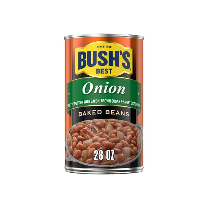 Bush's Best Baked Beans, Homey Onion Harmony Duo, 3 Homestyle Baked (28 Oz), 3 Onion Baked Beans