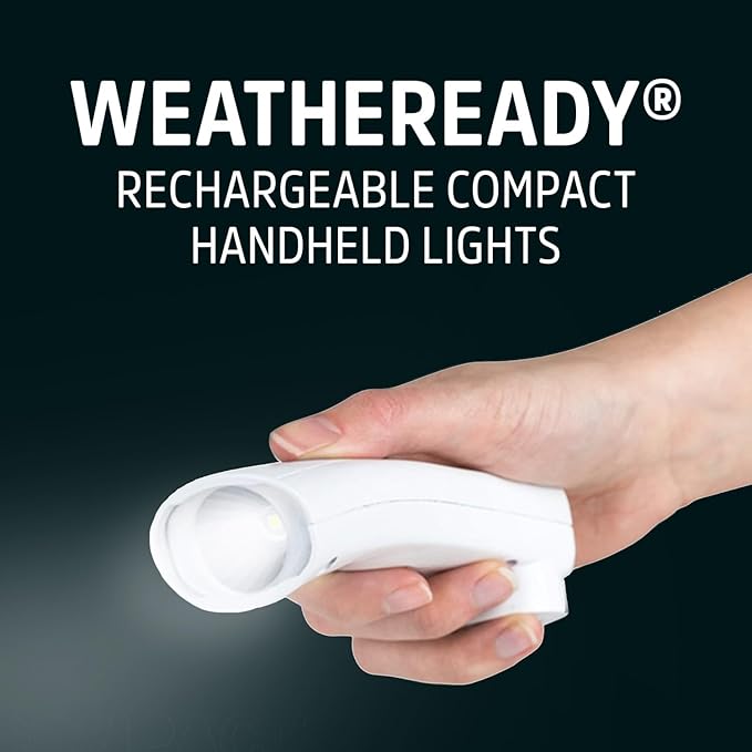 Energizer Weatheready Rechargeable Flashlights for Home, Pack of 3, Emergency Flashlight for
