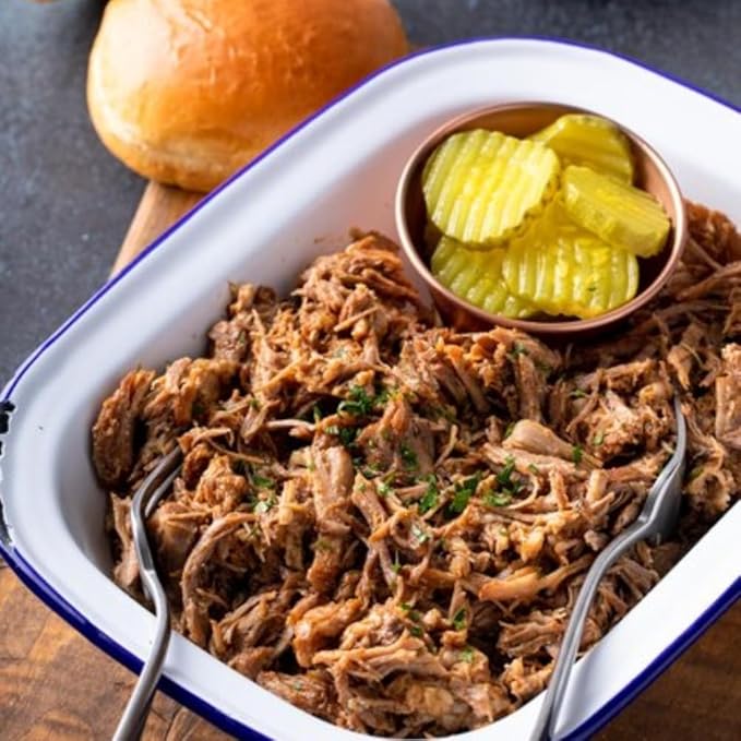 Old Hacienda Beef Barbacoa, | 100% Shredded Seasoned Beef with Sauce | Fully Cooked & Ready to Eat