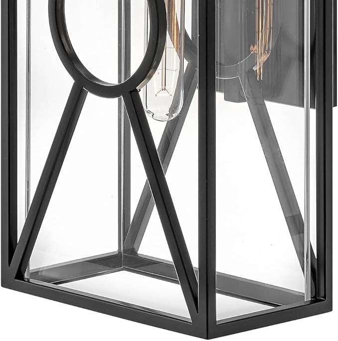 Hinkley Brixton Medium Wall Mount Outdoor Lantern - Composite, Anti-Fading, 1-Light, Transitional