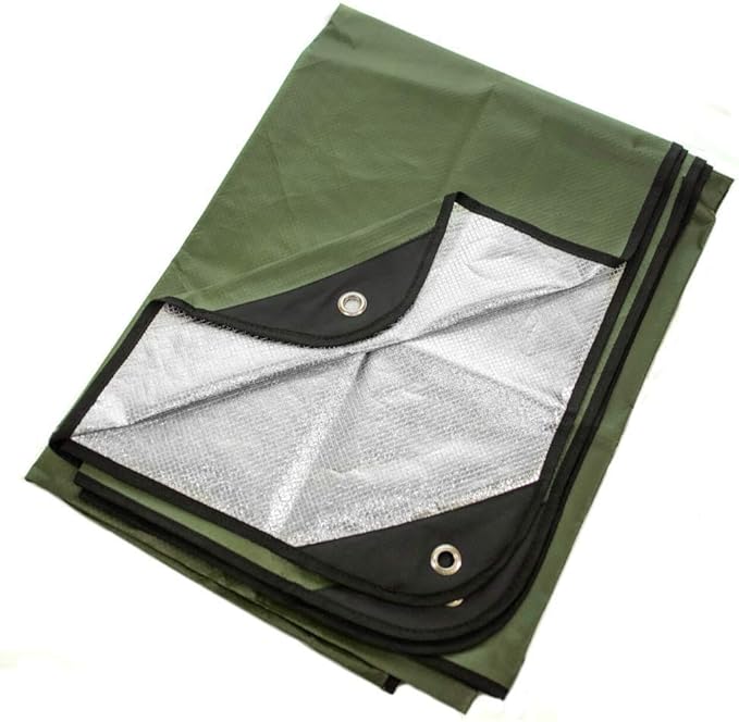 Arcturus Insulated Tarp, Reusable Heavy Duty Thermal Survival Blanket ??60x82in, Reflects 90% Body