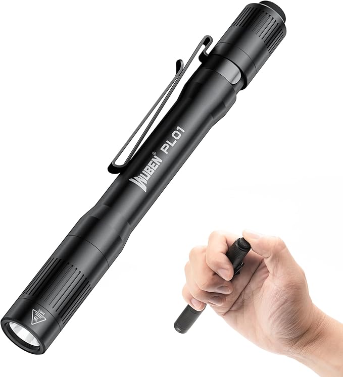 WUBEN PL01 Pen Light, 650 Lumens Pocket EDC Flashlight Rechargeable, Bright LED Pen Flashlight