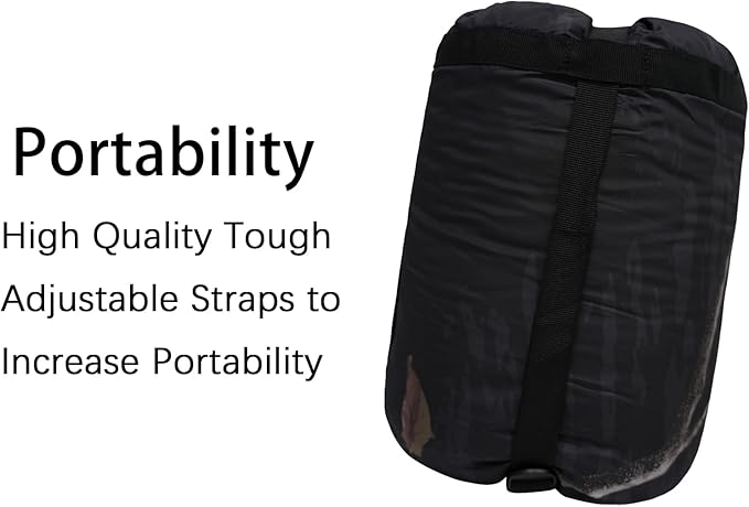 Poncho Liner Military Blanket Outdoor Camping Blankets for Travel, Beach, Grass, Picnic, Car